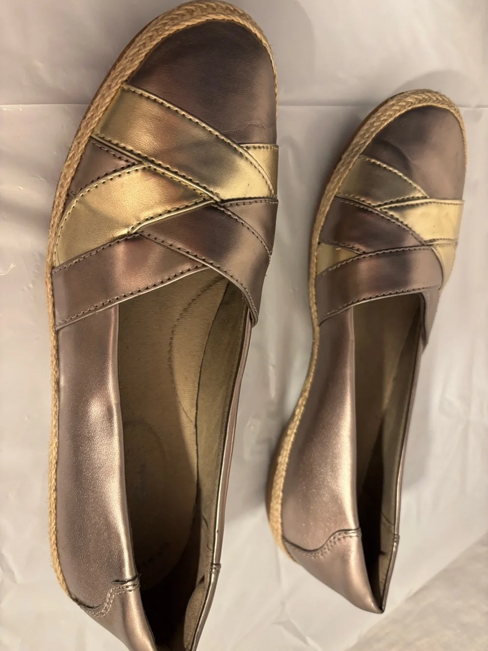 Clarks Danelly shine loofers Women’s shoes size 8